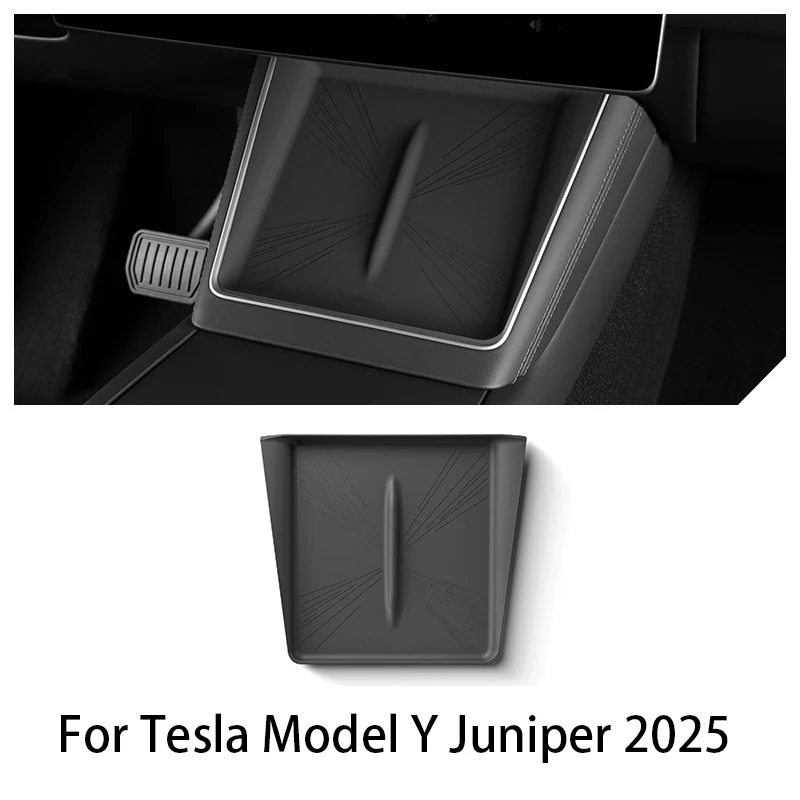

Для Tesla Model Y Juniper 2025, коврик для беспроводной зарядки, силиконовый защитный чехол, аксессуары для интерьера