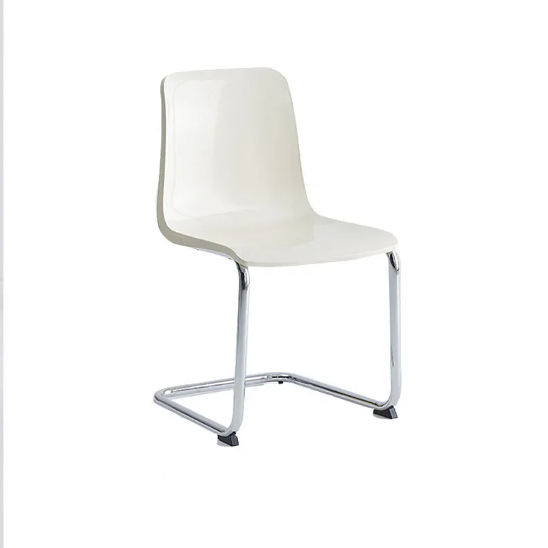 

Nordic transparent, chair acrylic dining chair, bow chair belt, backrest home restaurant dining stool