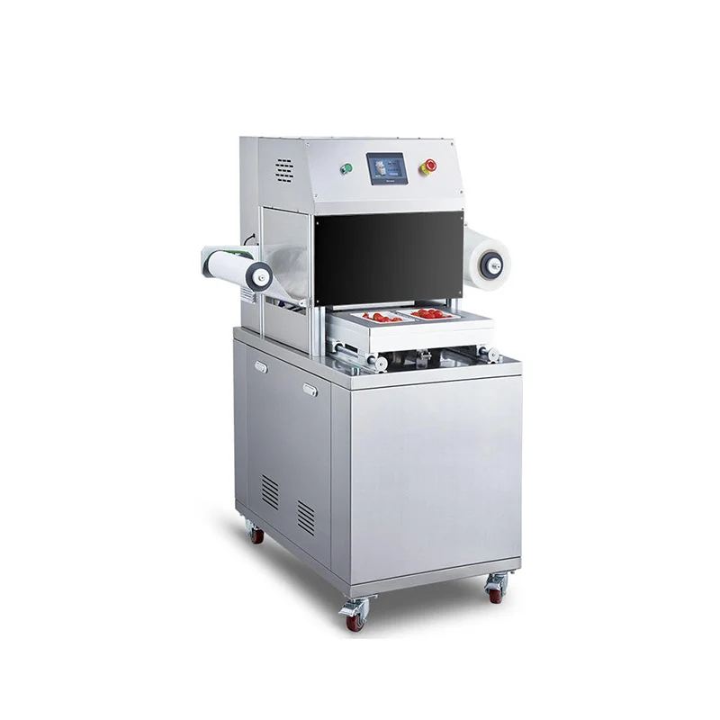 MAP Tray Sealer Modified Atmosphere Packaging Machinery for Food Vegetable Sealing Custom