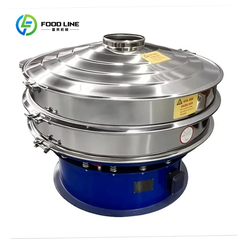 Customized rotary vibratory sieve efficient vibro screener for different kinds of industrial fine powder separation