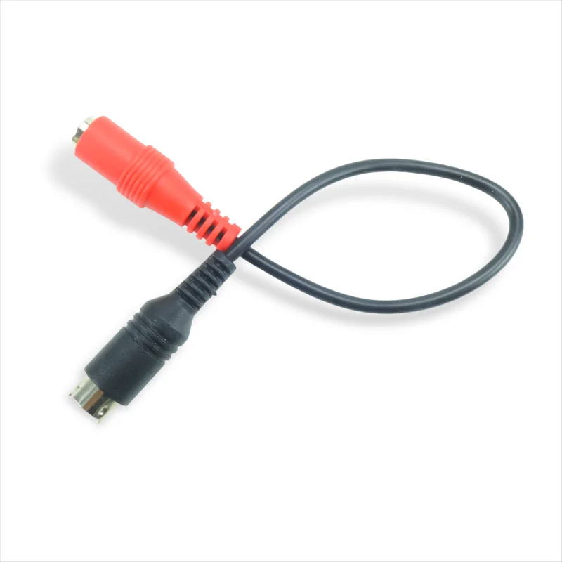 High-Precision ManufacturingRC Transmitter Trainer Cable Futaba FLYSKY RadioLink Small Round To JR FrSky Audio Trainer Connector
