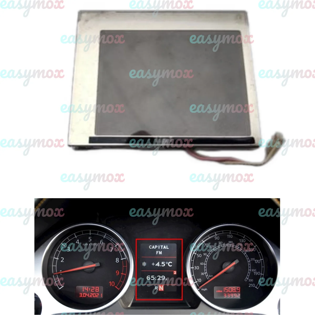 

LB32EM-BC02 L2F50078P00 LCD Display for Lamborghini Gallardo for AUDI A4 8E Instrument Cluster 400920900