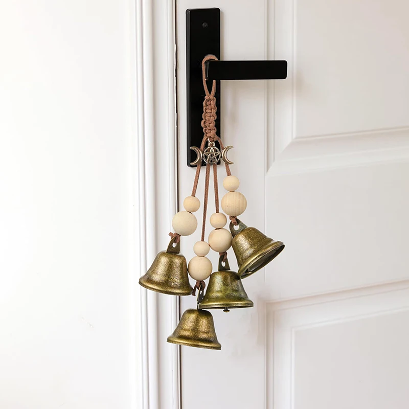 Bell Hanging For Door For Protection, Vintage Halloween Doorbell Decoration, Magic Wind Chimes - Detail 1