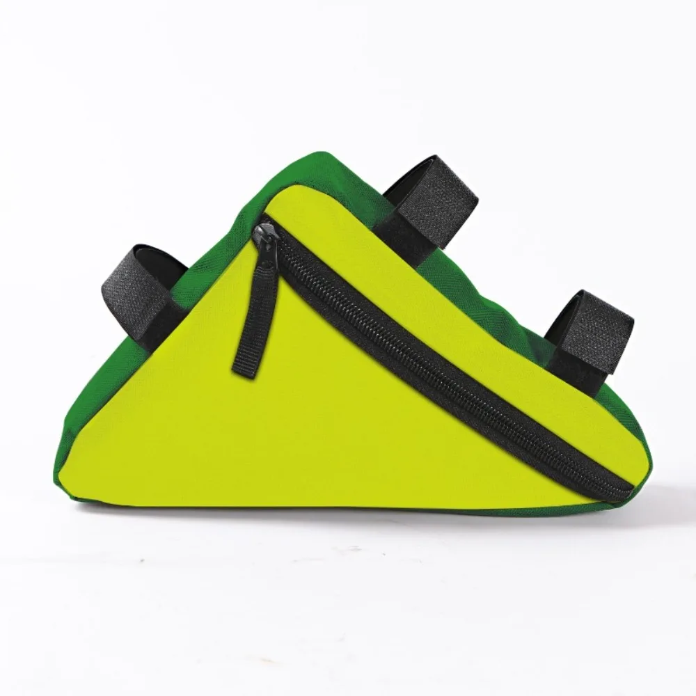 Polyester Bicycle Triangle Bag Ultra-light Storage Bike Beam Hanging Bag Large Capacity Portable Saddle Frame Pouch