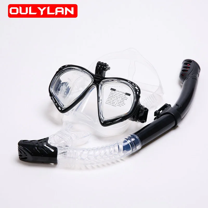 

New Anti-fog Mask Snorkeling Mask Silicone Full Dry Diving Mask Adult Swimming Mask Diving Goggles Swimer Equipment