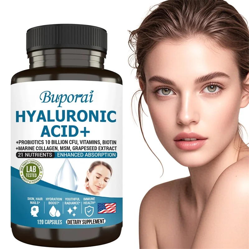 Hyaluronic Acid Supplement - Repair and Rejuvenate, Firm and Moisturize, Replenish Water, Anti-aging, Improve Dry Skin