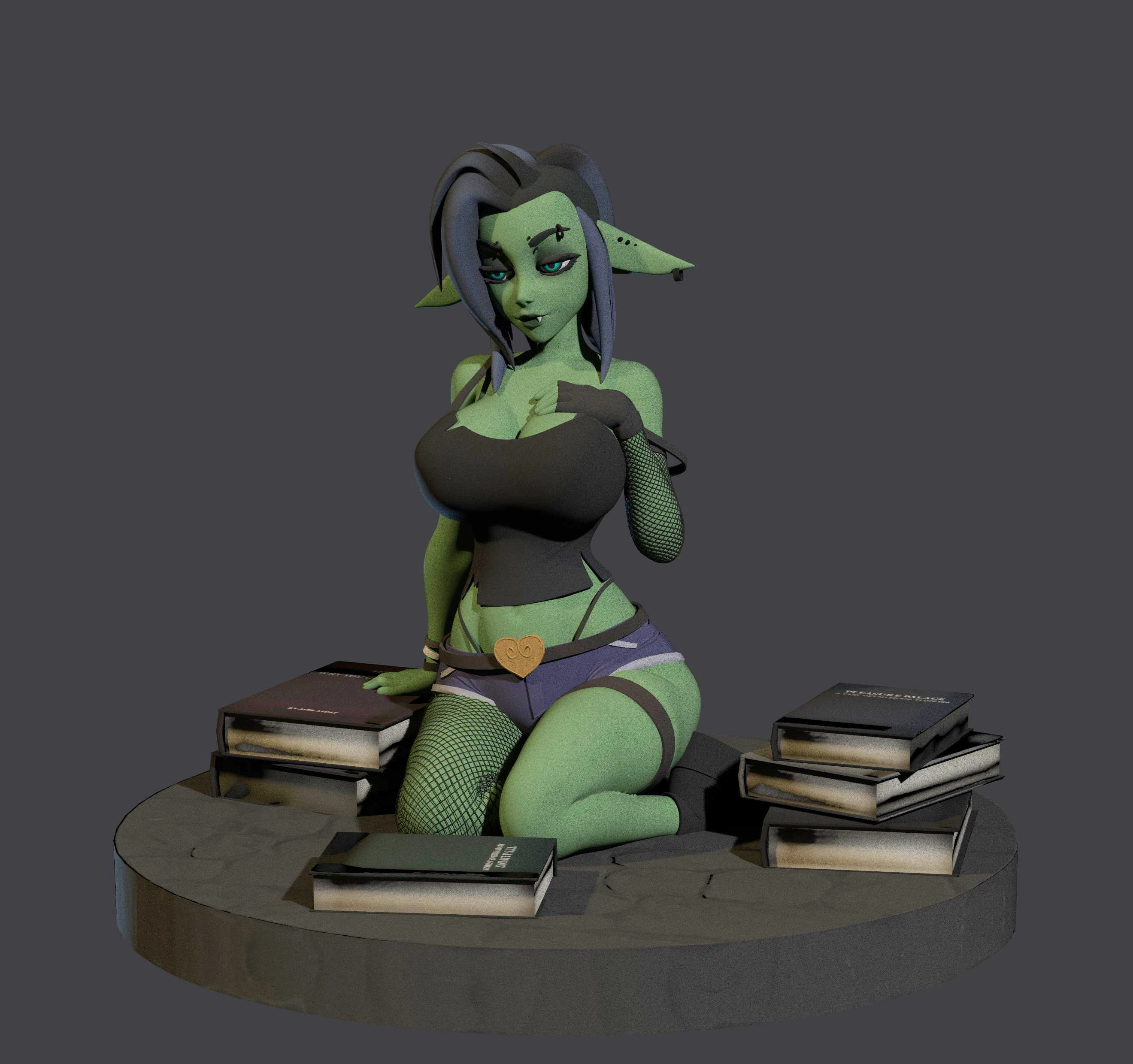 

1/24 3d Printing Model Kit Pretty Girl Goblin Commission Resin Figure Model Kit DIY Miniature Reduction Statue Unpainted Kit Toy