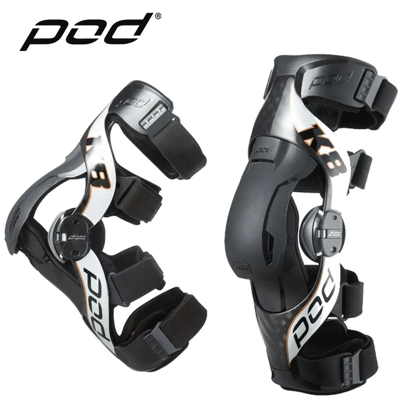 Motorcycle Protector Pod Knee K8 2.0 FORGED CARBON Mx Braces Ski Protective