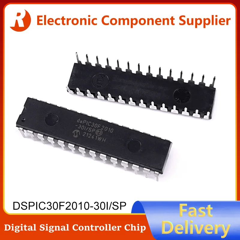 DSPIC30F2010-30I/SP dsPIC30 DSPIC30F2010-30 DSPIC30F2010 DIP-28 New Original High-Performance 16-Bit Digital Signal Controllers