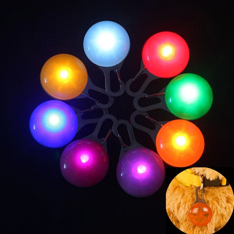 Night Luminous Cat Collar, adjustable flashing LED neckband, stylish pendant, safe anti-lost accessory for small daily pets