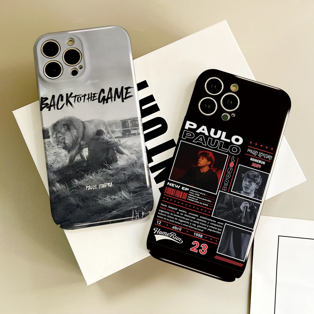 P-Paulo Londra Back To The Game Phone Case For IPhone 16 15 14 13 12 11 Plus Pro Max Mini All-inclusive Tough Personalized Cover