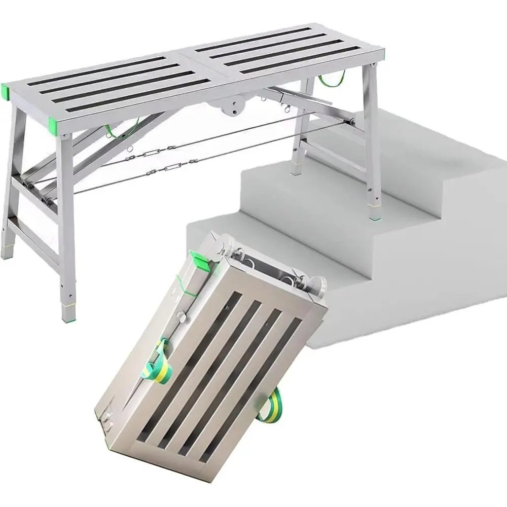 Adjustable Height Tower Ladder Stool for Home Maintenance and Workspace Improvement, 140x40cm