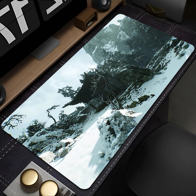 แผ่นรองเมาส์ B-black Myth Wukong แผ่นรองเมาส์ยาง อุปกรณ์เสริมสำหรับเล่นเกม พีซีเกมเมอร์ ตู้ แผ่นรองพื้นสำนักงาน โต๊ะคอมพิวเตอร์ แผ่นรองคีย์บอร์ด