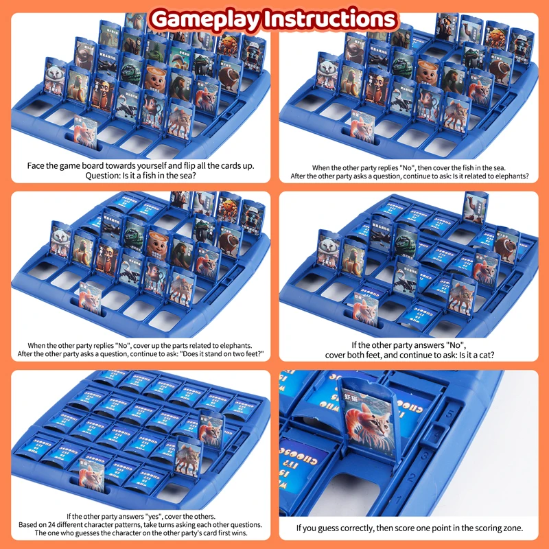 لعبة Brainrot الإيطالية تخمين من أنا لعبة لوحية كلاسيكية لاعبين صديق ووالدين والطفل ألغاز معركة تطوير لعبة التفكير المنطقي