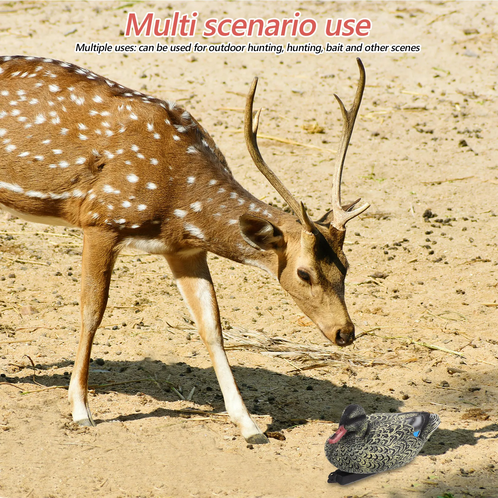 

Реалистичная плавающая пластиковая утка для декора прудов, озер, бассейнов, как приманка для охоты, аксессуар для садового водного ландшафта