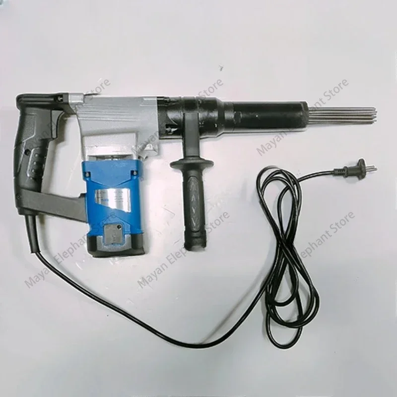 TD-53E 1100W Needle Derusting Gun Electric Jet Chisels Hand-Held Electric Needle Scaler Rust Removal Cleaning Machine 110V/220V