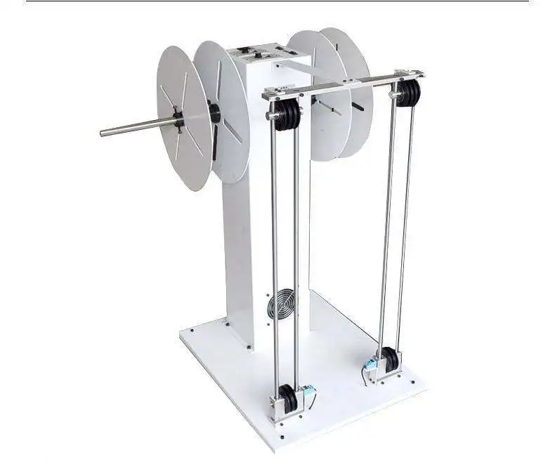 Macchina efficiente per l'alimentazione dei cavi spelafili con distributore automatico di tamburi per cavi