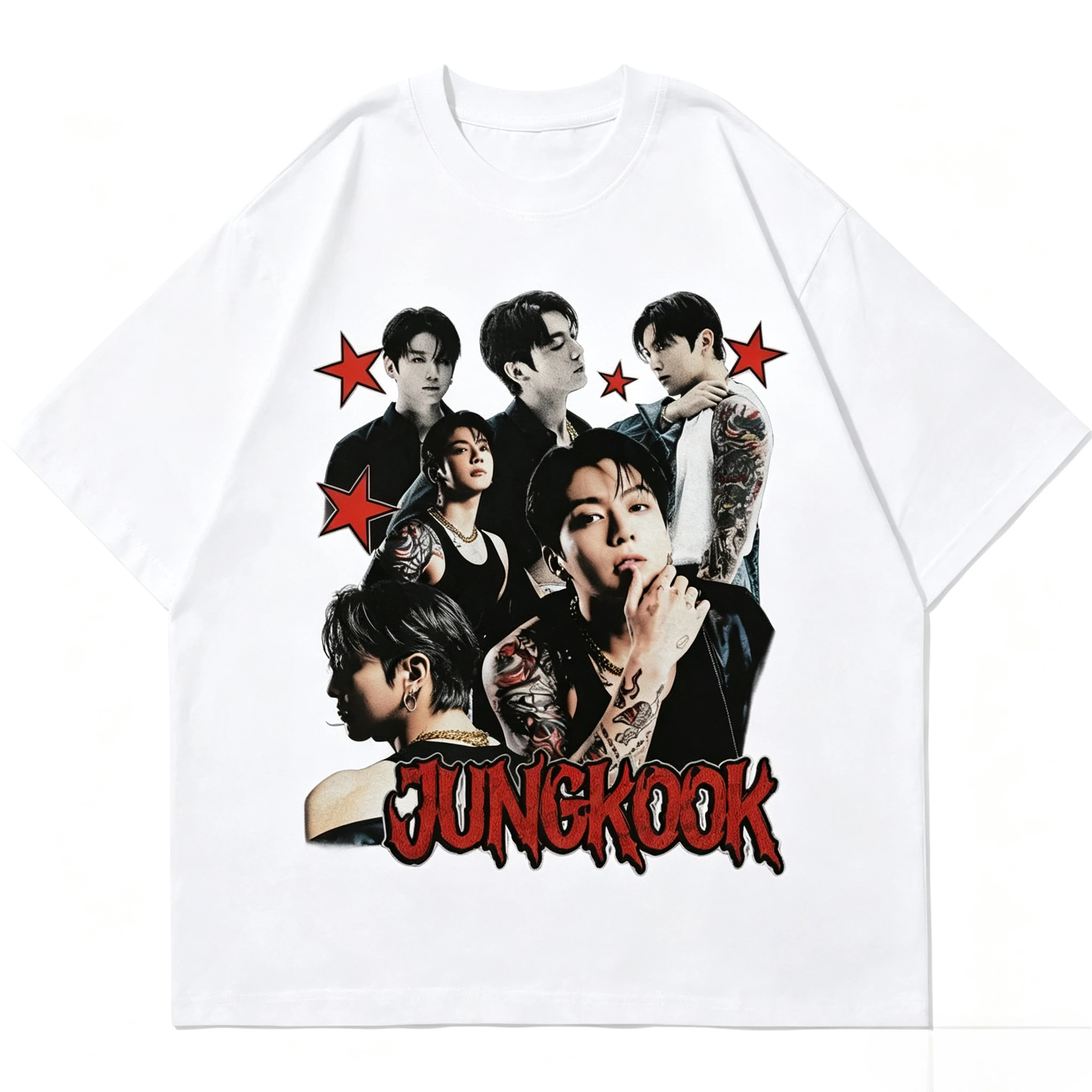BTS Bangtan Boys ARMY T Shirt Unisex Short Sleeve Kpop Concert Fan Trendy Streetwear  Music Festival T Shirts Y2k