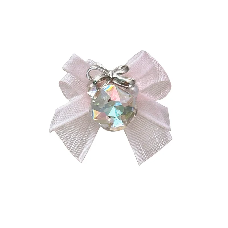 5 SZT. Ozdoby do paznokci, cyrkonie, motyl 3D, kamienie szlachetne, kryształowe diamenty, akcesoria do zdobienia paznokci, kokardki do manicure