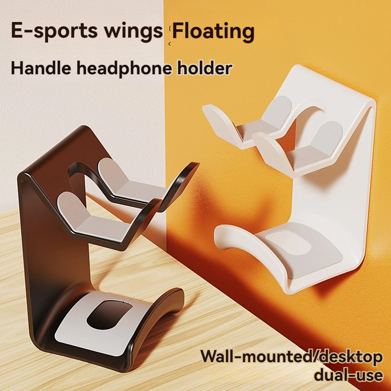 Suporte Universal para Fones de Ouvido, Suporte Adesivo de Plástico para Parede, Suporte para Fones de Ouvido Sob a Mesa, Organizador de Mesa, Suporte para Controle de Switch
