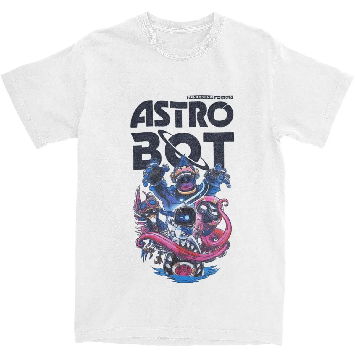 Astros Bot T Shirt Summer Aesthetic T-Shirts Cotton Fashion Tshirt For Man Short Sleeves Loose Clothes