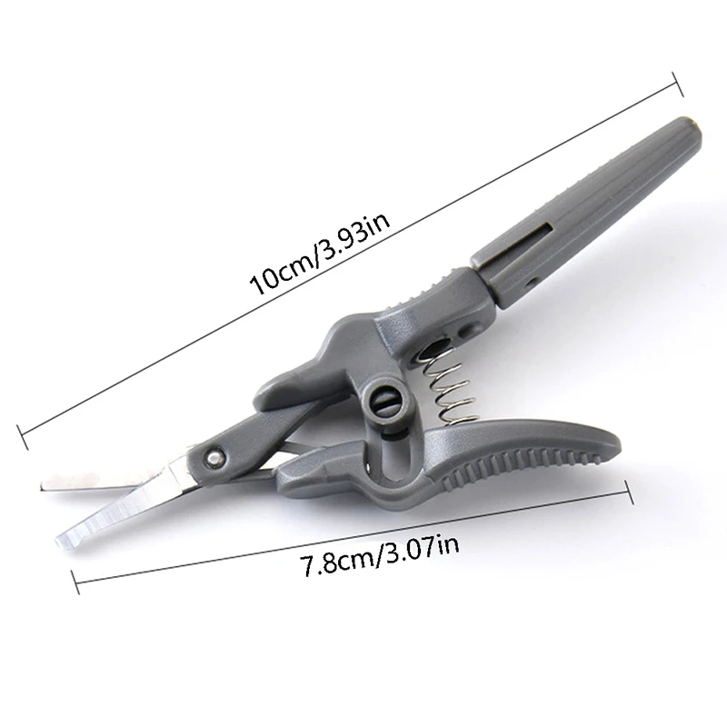 Nose Hair Scissors Stainless Steel Round Head Beauty Trimmer Nose Hair Trimmer Portable Ergonomics Nose Hair Cutter