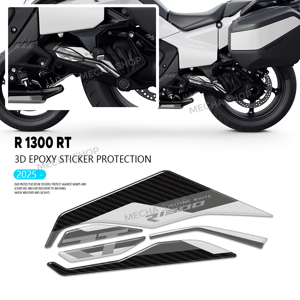 

R1300RT Triple Black Motorcycle Swing Arm 3D Sticker Swingarm Decal Kit Motorcycle for R 1300 RT 2025 2026 Alpine White