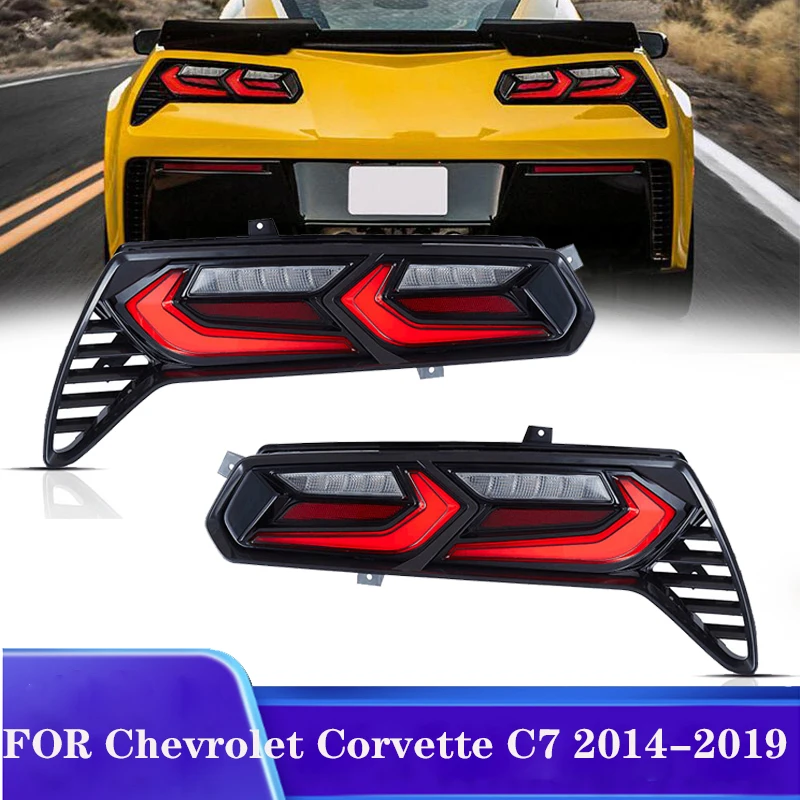 

Светодиодные задние фонари подходят для Chevy Corvette C7 2014-2019, все модели для Chevrolet (для Северной Америки)