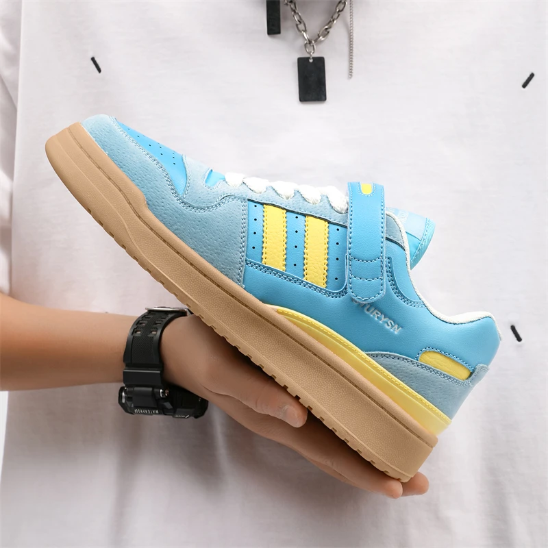 

2025New Comfort High Quality Classic Fashion Brand Board Shoes Couple's Versatile Casual Shoes for Teenagers Velcro Sports Shoes