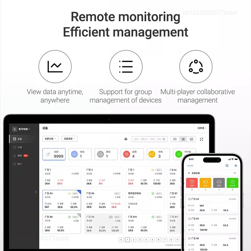 Xiaomi-Detector de dióxido de carbono Qingping, termómetro de pequeña escala, higrómetro interior para el hogar, Mini WIFI, tiempo, pantalla LCD