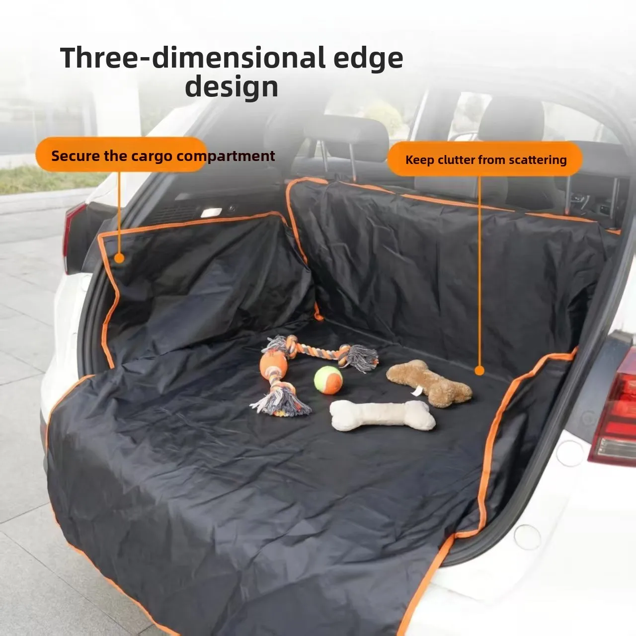 Pet Trunk Mat Anti-Scratch Wear Resistant Non-Slip Dog Back Seat Cover for Car Heavy Duty Foldable SUV Cargo Liner Waterproof