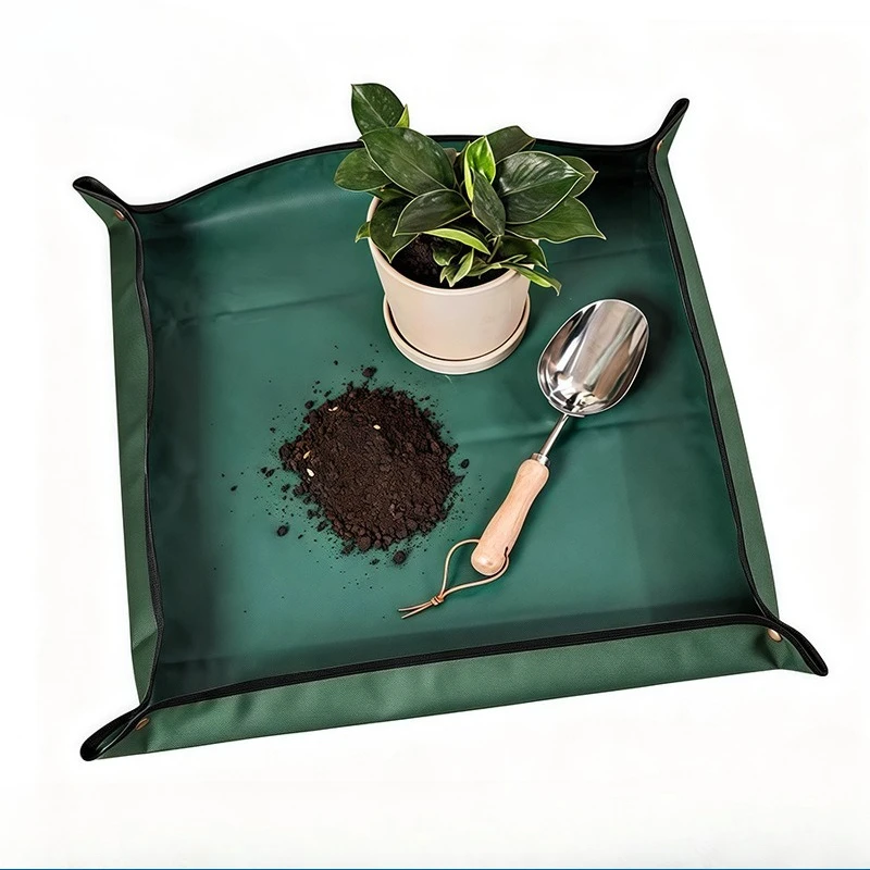

Thick Oxford Cloth Gardening Mat for Indoor Plants & Succulents, Repotting Soil Changing Pad