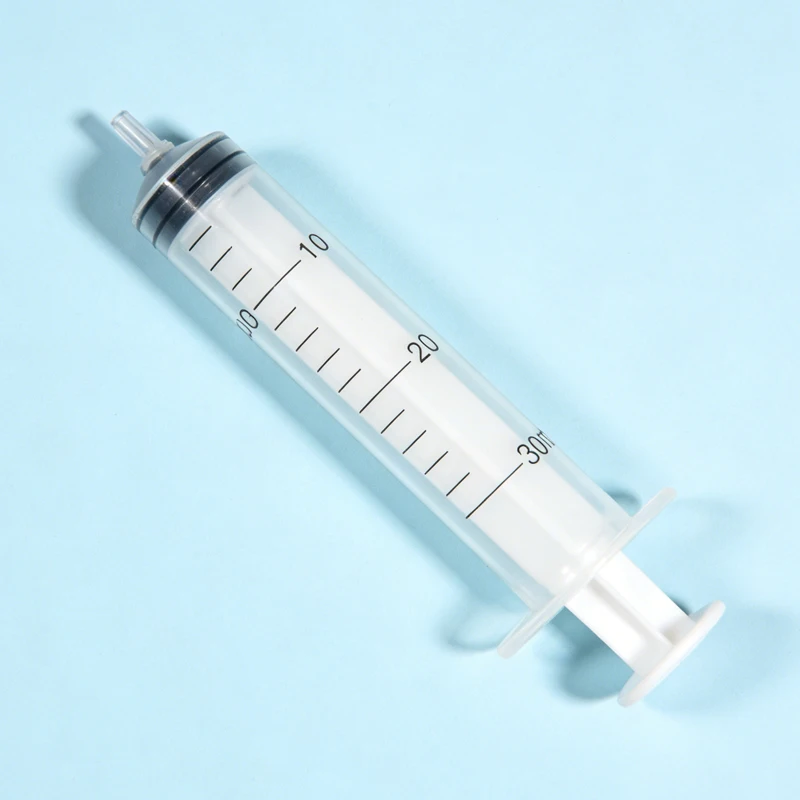 5 Pieces 30ml Plastic Syringe Translucent Syringe Measuring Syringe With Cover Measuring Nutrient Hydroponics Mayitr
