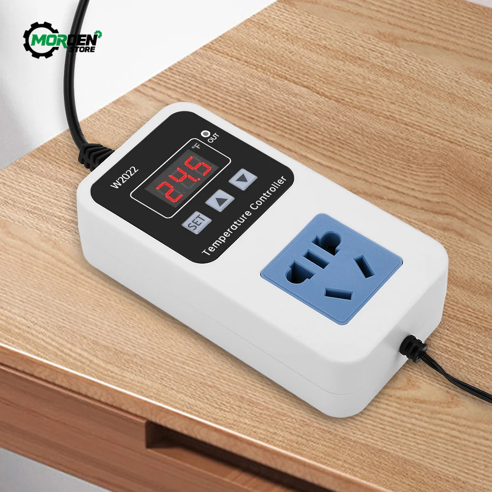 W2022 -58℉~248℉ 1500W  Thermostat Smart Digital LED Display Microcomputer Temperature Controller AC110/220V US/EU Plug