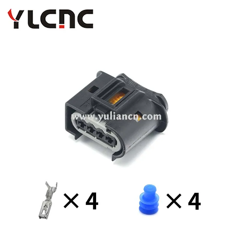 YLCNC factory direct sales 1Set 4Pin Auto Ignition coil throttle connector wiring plug 09448401 9653811580 661640 for Peugeot