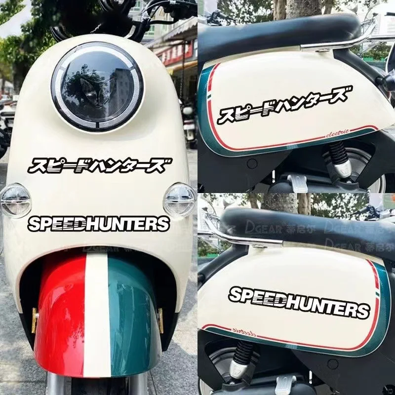 Reflective Motorcycle Stickers Japanese JDM SpeedHunters Car Styling Stickers For Honda nc750x cb500x For Yamaha Tmax Nmax MT 07