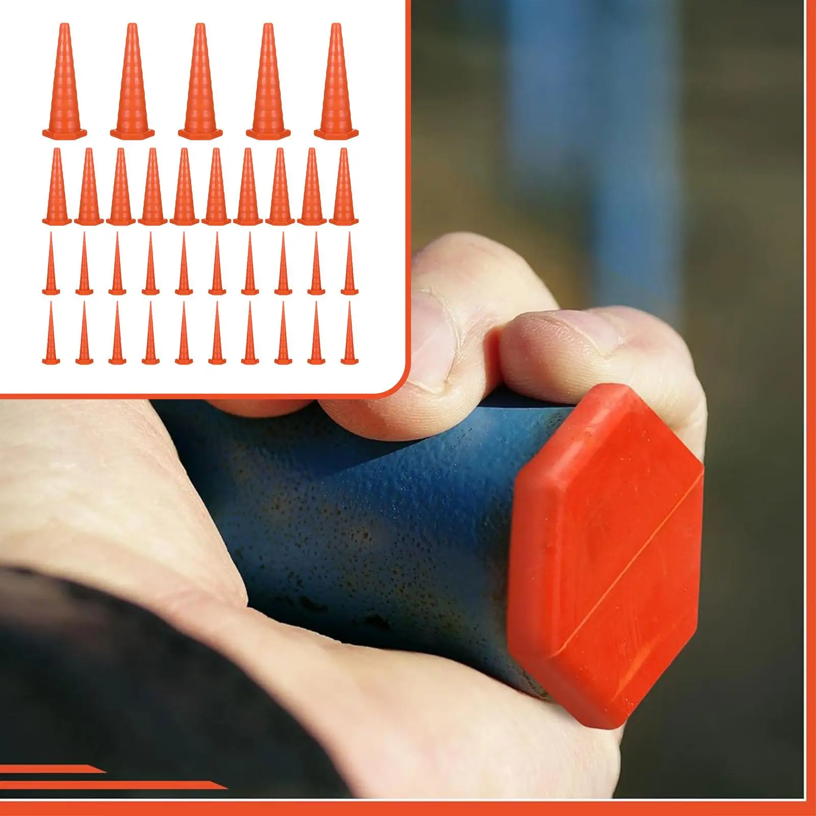 Hydraulic Hose Plug Kit Multiple Size Rubber Oil Service Plug for High Pressure Hose Line Press Machine Industrial Use