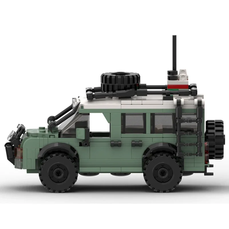 New MOC Building Block Explorer Off road Vehicle SUV Model Car Bricks Toys