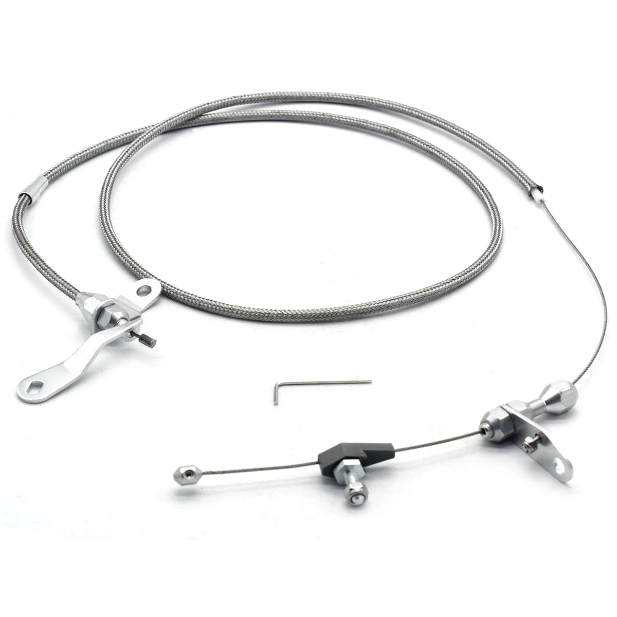 Reliable-Car Gas Accelerator Cable Kick Down Cable Transmission Kickdown Trans C-4 Detent For Ford C4 Mustang F150 Ranchero