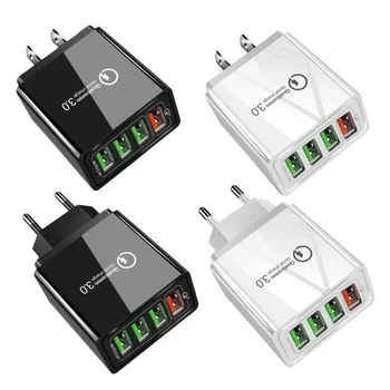 IPhone şarj için hızlı şarj 3.0 duvar hızlı şarj Samsung S10 S9 S8 fiş Xiaomi Mi Huawei cep telefonu şarj adaptörü