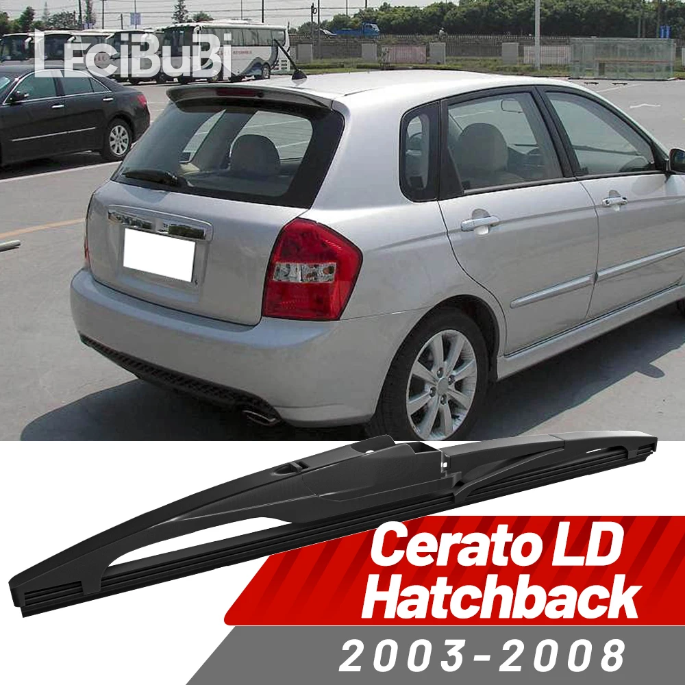 Lâmina de limpador de para-brisa traseiro, acessórios para KIA Cerato Sephia Spectra LD Hatchback 2003-2008 2004 2005 2006
