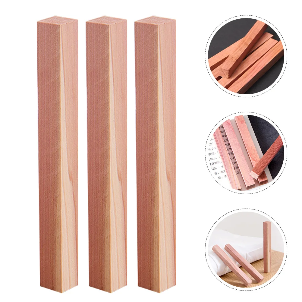 

5pcs Natural Cedar Wood Blocks For Clothes Storage Smooth Drawer Freshener Closet Air Purifier Cedar Planks Wardrobe Car Cabinet