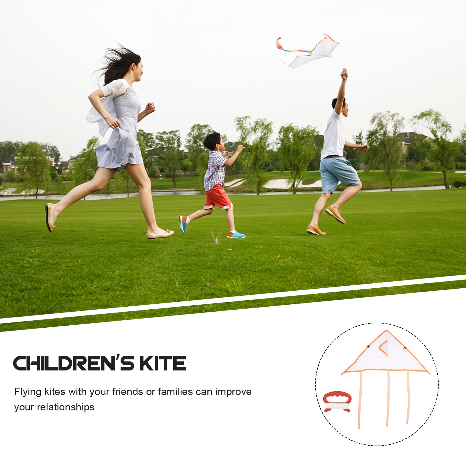 3 Zestawy Latawców Graffiti dla Dzieci Rysowanie DIY Puste Latające Niedokończone Chemiczne Włókno Tkanina Dziecko