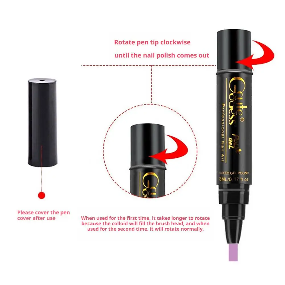 Hot 1pcs Love-Heart&Snake Pattern Cat Eye Nail Magnet Pen French/Water Ripple Cat Eye Strong Magnet Pen DIY Manicure Tool Pen