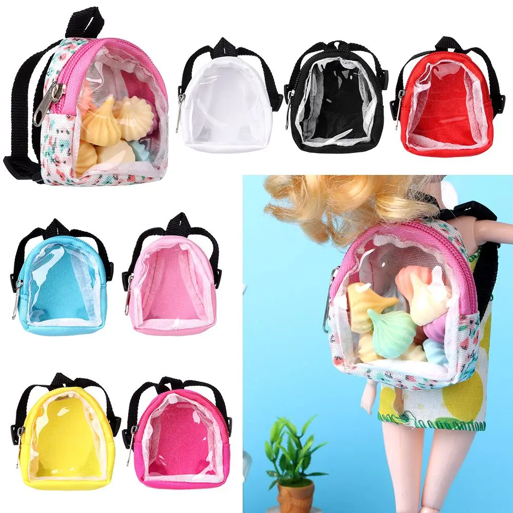 suit 15-20cm  Dolls Accessories Transparent Gifts DIY  Backpack Mini Bag