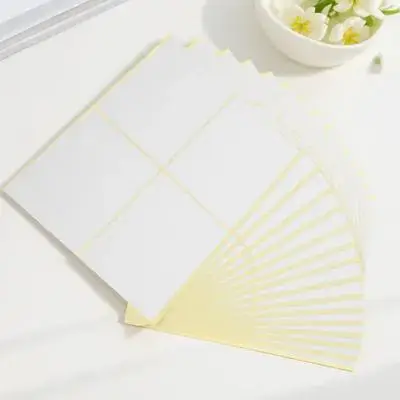 

120Pcs Large Adhesive Writable Labels Blank Stickers Self Adhesive Paper Label Tags Mail Storage Organizing Large Sticky Labels