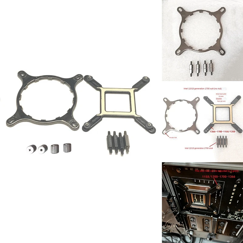 CPU Cooling Mounting Bracket Kit For Corsair LGA1700 1200 H55/H75/H80I V2/H90/H100I V2/H105/H110/H115I For AM4 AM5 Easy Install