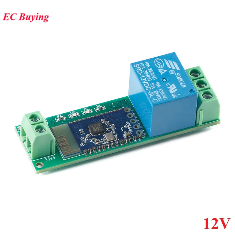 5V 12V 1 2 4 Channel Way Bluetooth-compatible Relay Module IoT Smart Home Mobile Phone APP Remote Control Switch Board SPP-C