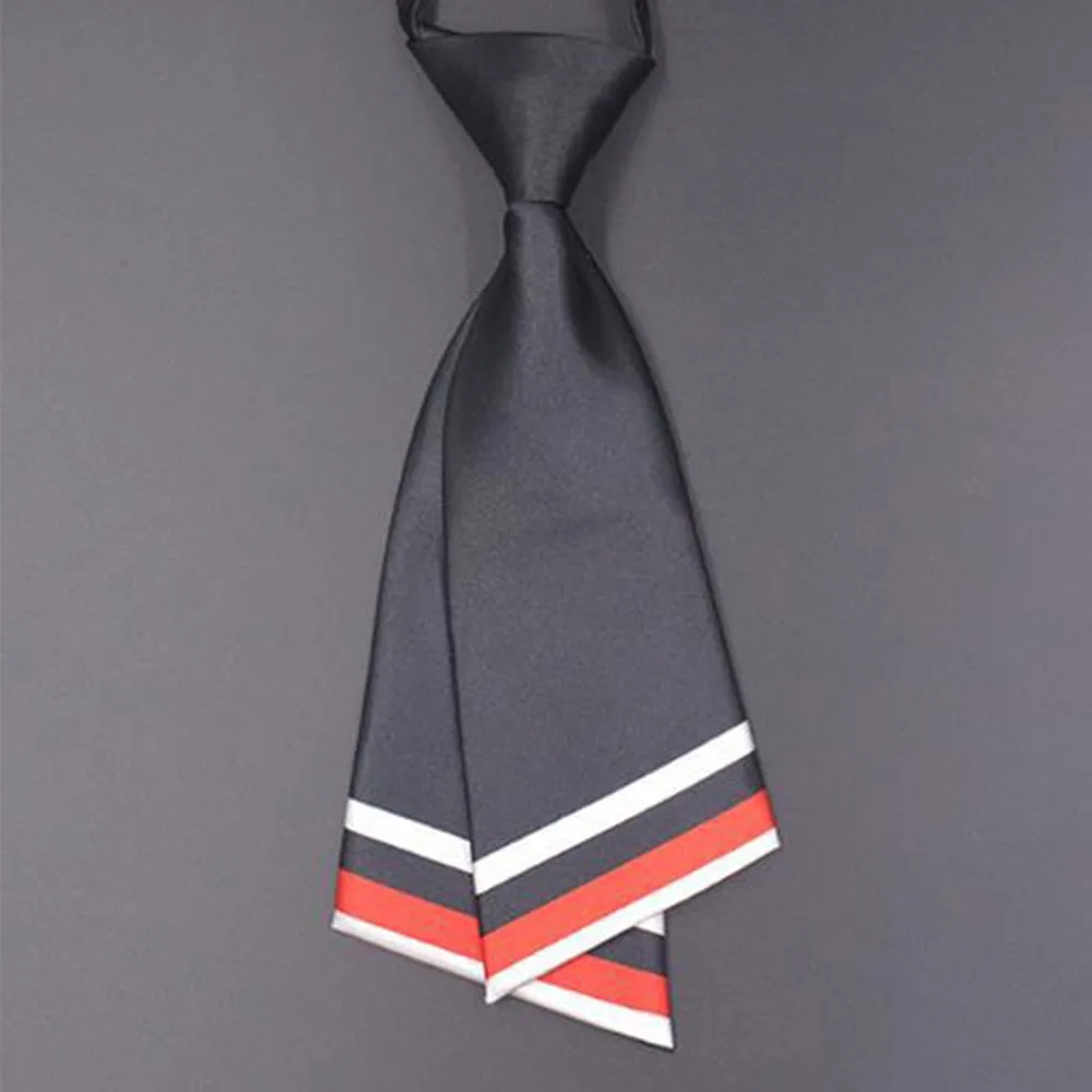 Fashion Bow Knot Necktie Japanese Adjustable Cravat Solid Color Vintage Solid Neck Tie School Uniform
