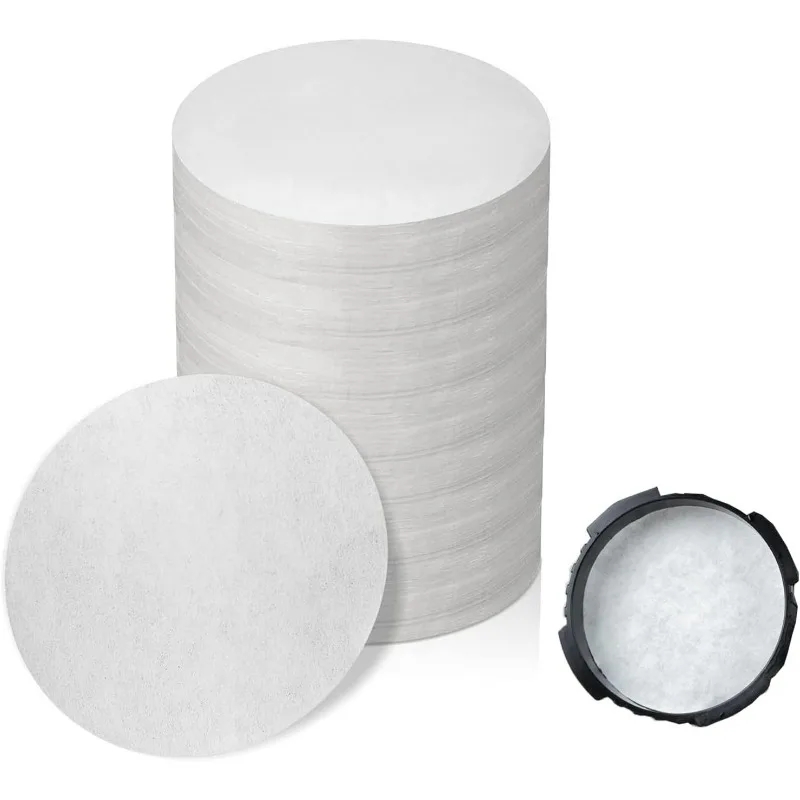 500/1000 Pcs Coffee Paper Filter for Espresso Coffee Maker, 51/53/58mm White Espresso Filter Puck Screen Portafilter Paper